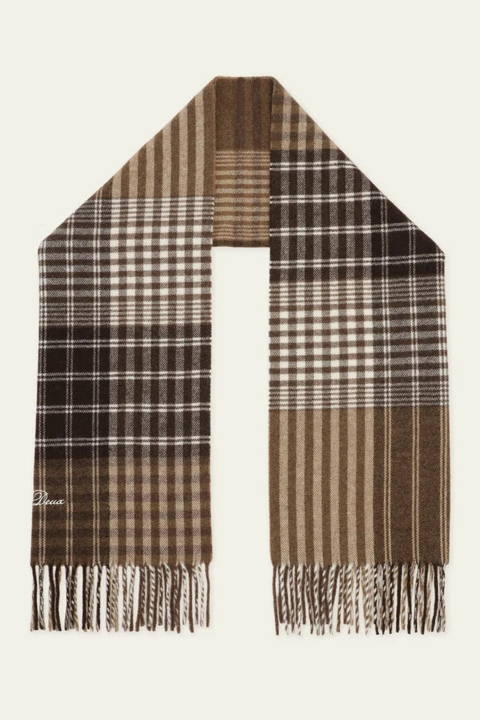 Signature Patchwork Check Scarf