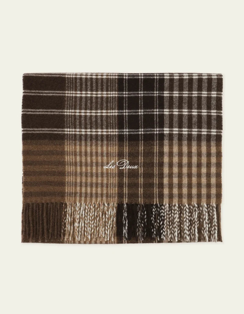 Signature Patchwork Check Scarf