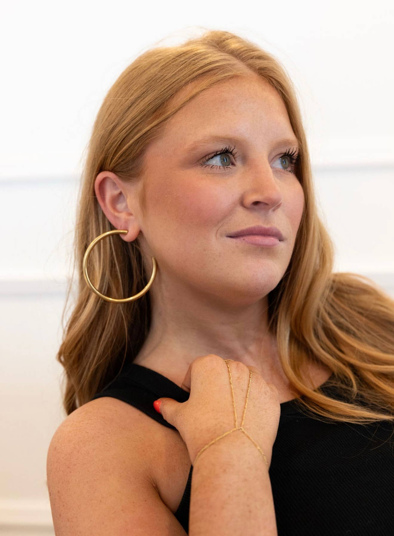 Large Gold Hoops