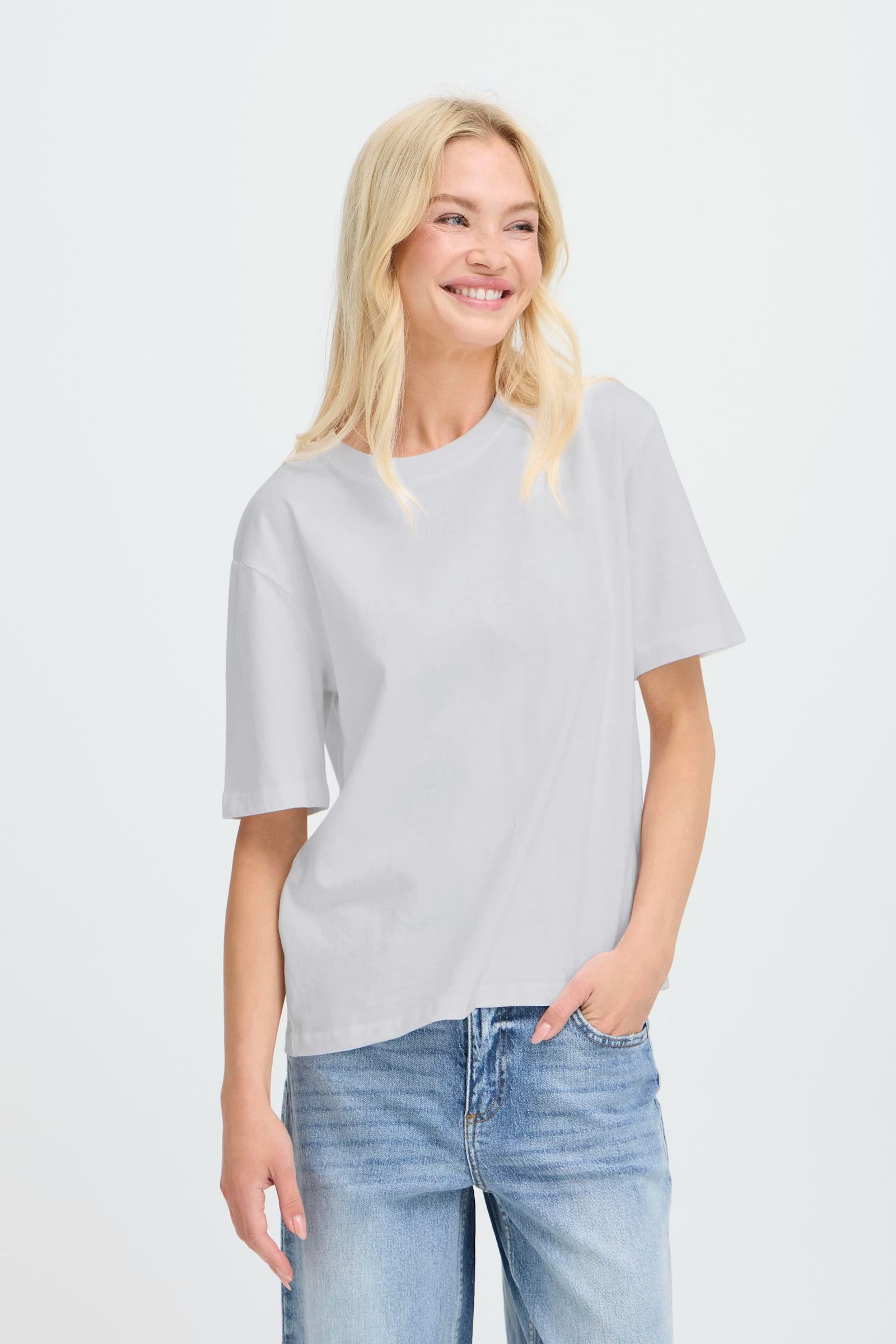 BYTROLLO CREW NECK TSHIRT WHITE
