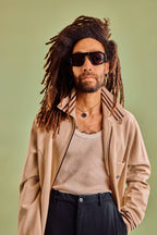 Louie Nouveau Noir Aviator Sunglasses