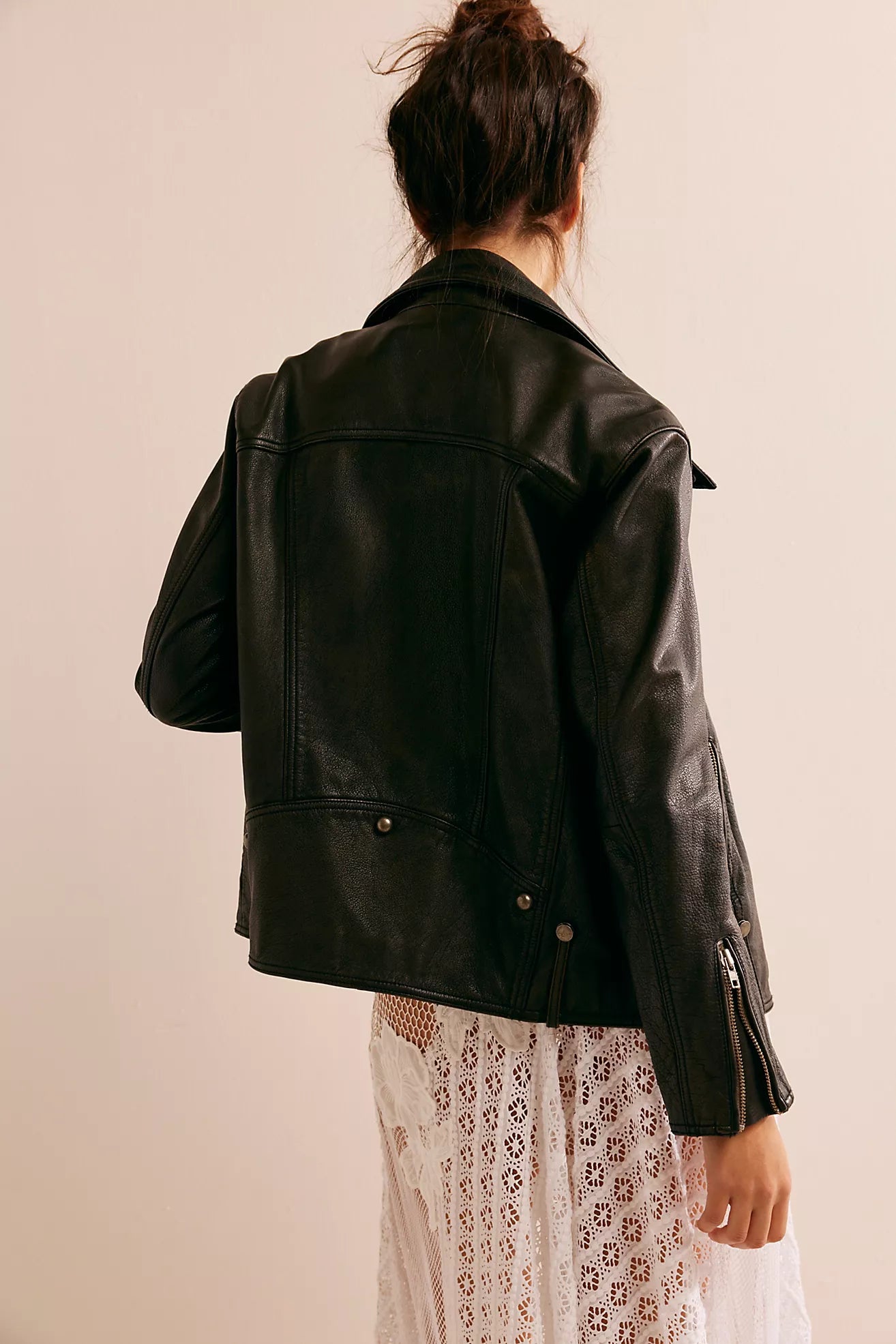 Jealousy Leather Moto Jacket