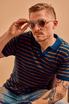 Georgie Toasted Moxie Checkered Sunglasses