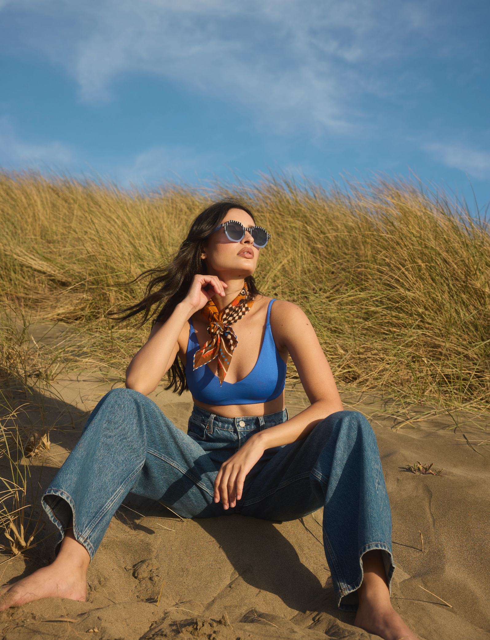 Millie Pool Boy Blues Sunglasses