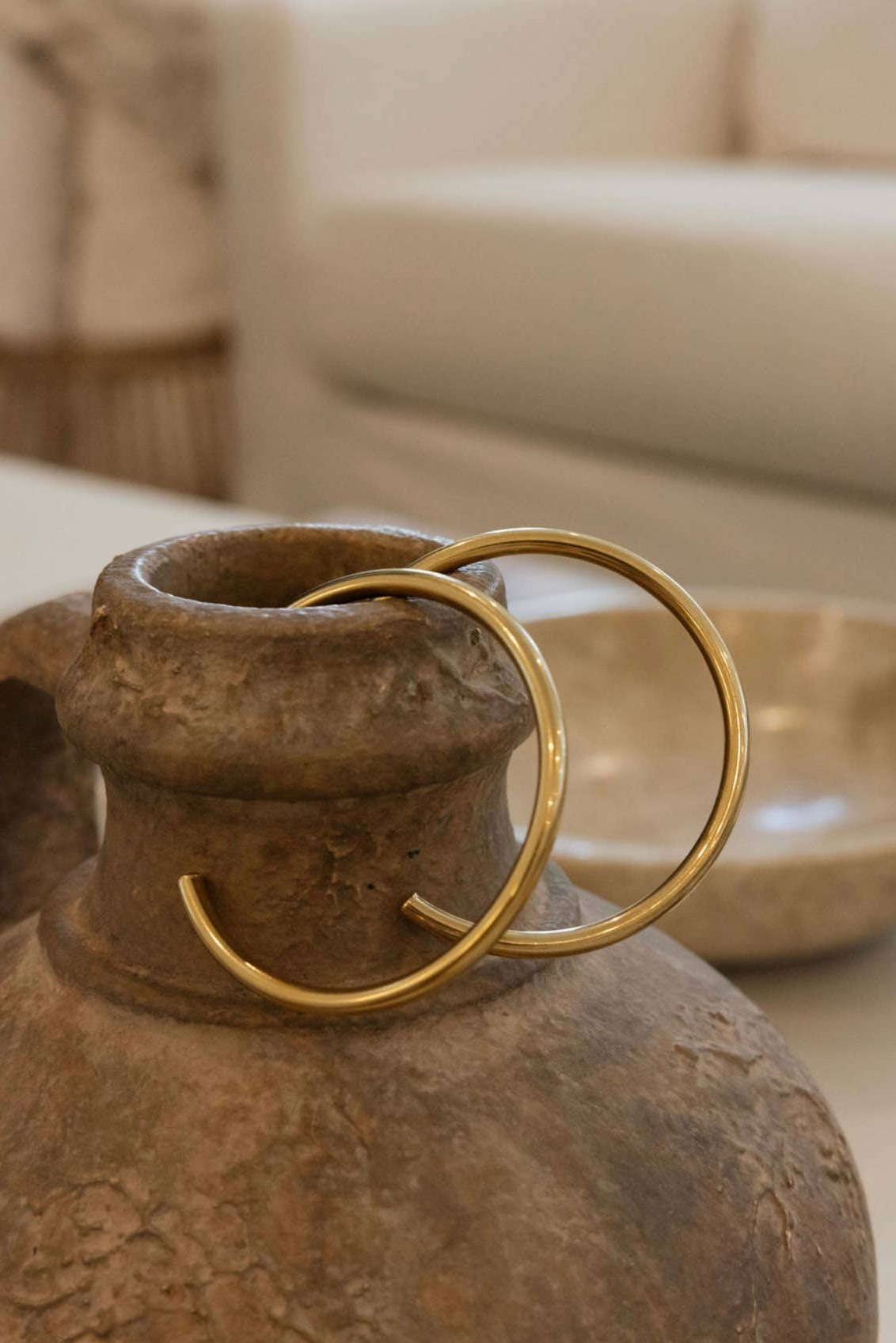 Large Gold Hoops