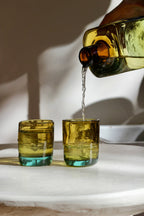 Mini Tumbler in Aqua/Amber