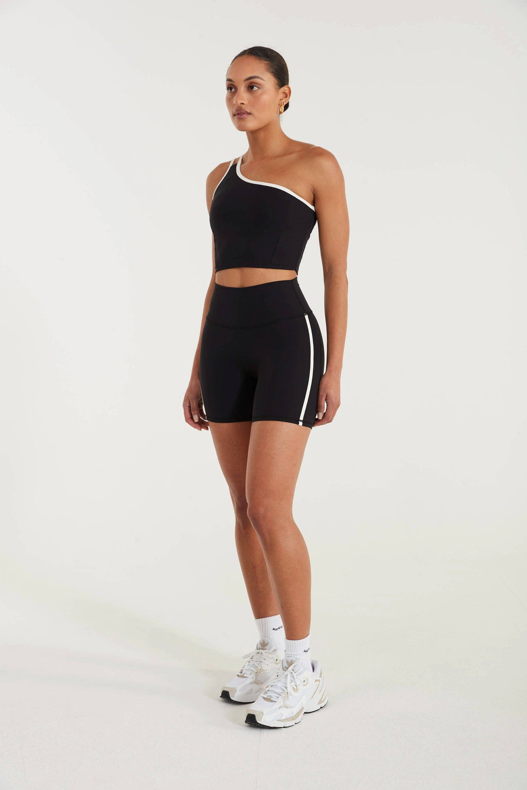EcoSculpt Contrast One Shoulder Tank