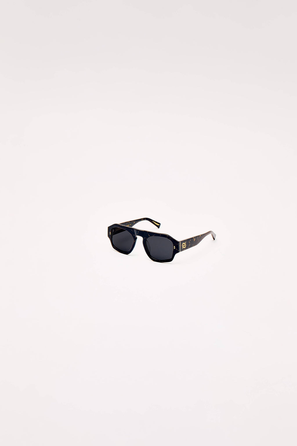 Louie Nouveau Noir Aviator Sunglasses