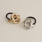 Gold Eternal Loop Ponytail Hair Tie
