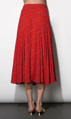 Sadue Godet Midi Skirt