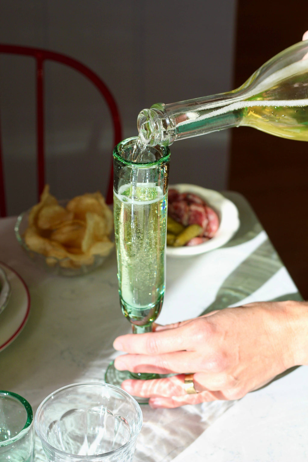 Artisan Made Champagne Flute