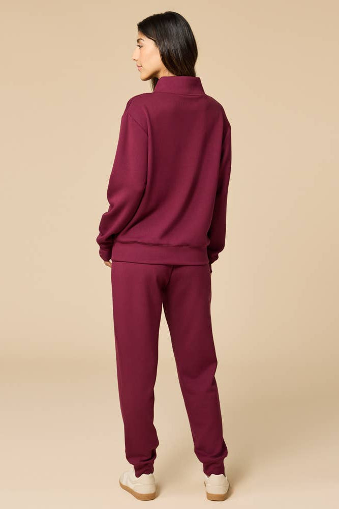 DreamTech Quarter Zip Jogger Set