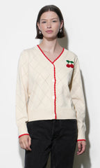 Cherry Knit Cardigan