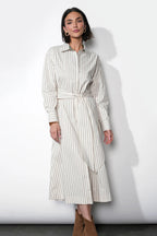 Cosette Open Back Shirt Dress