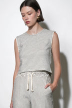 Daphne Sleeveless Knit Shell Top