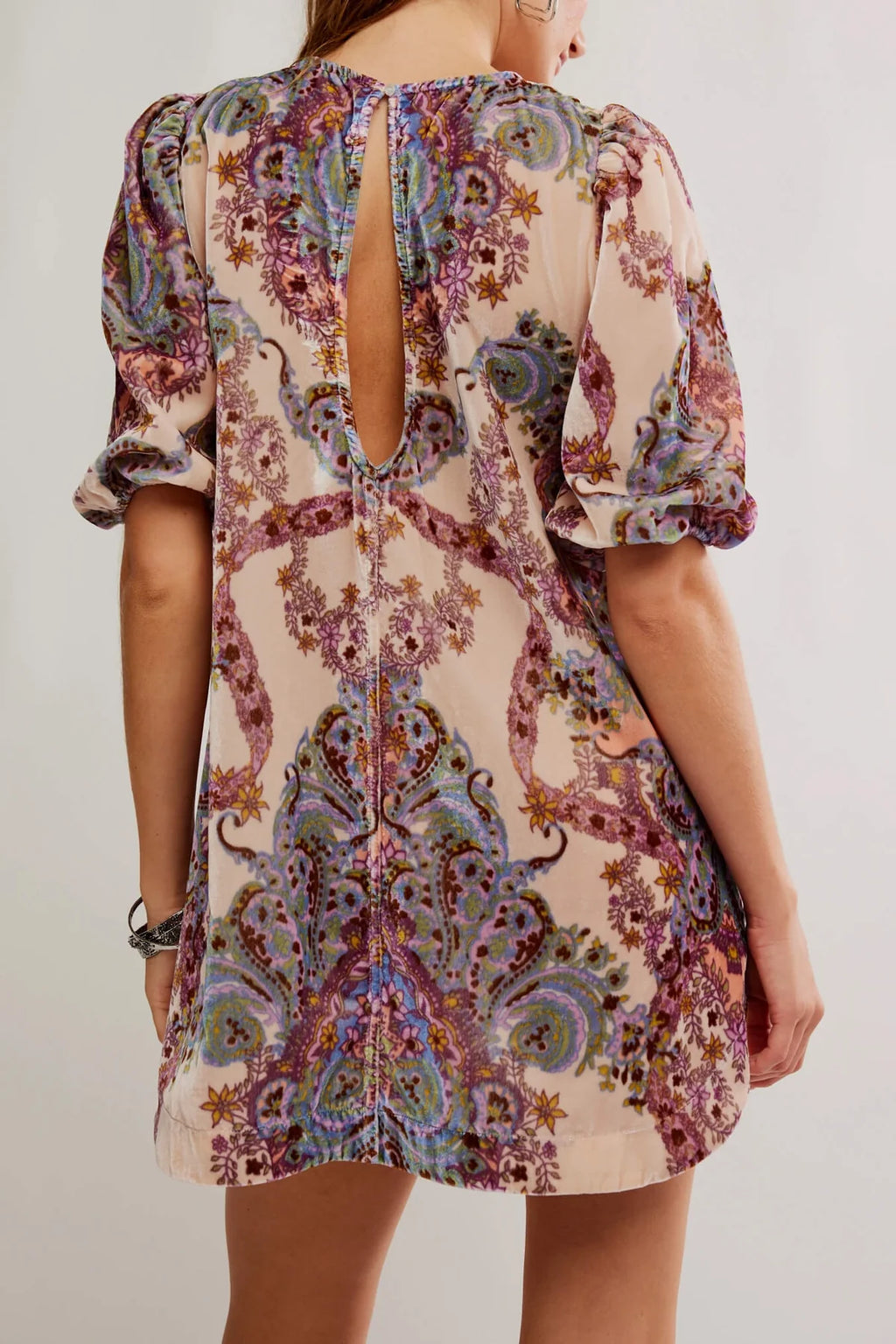 Maye Printed Velvet Tunic