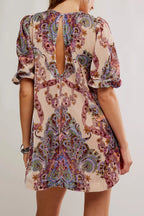 Maye Printed Velvet Tunic