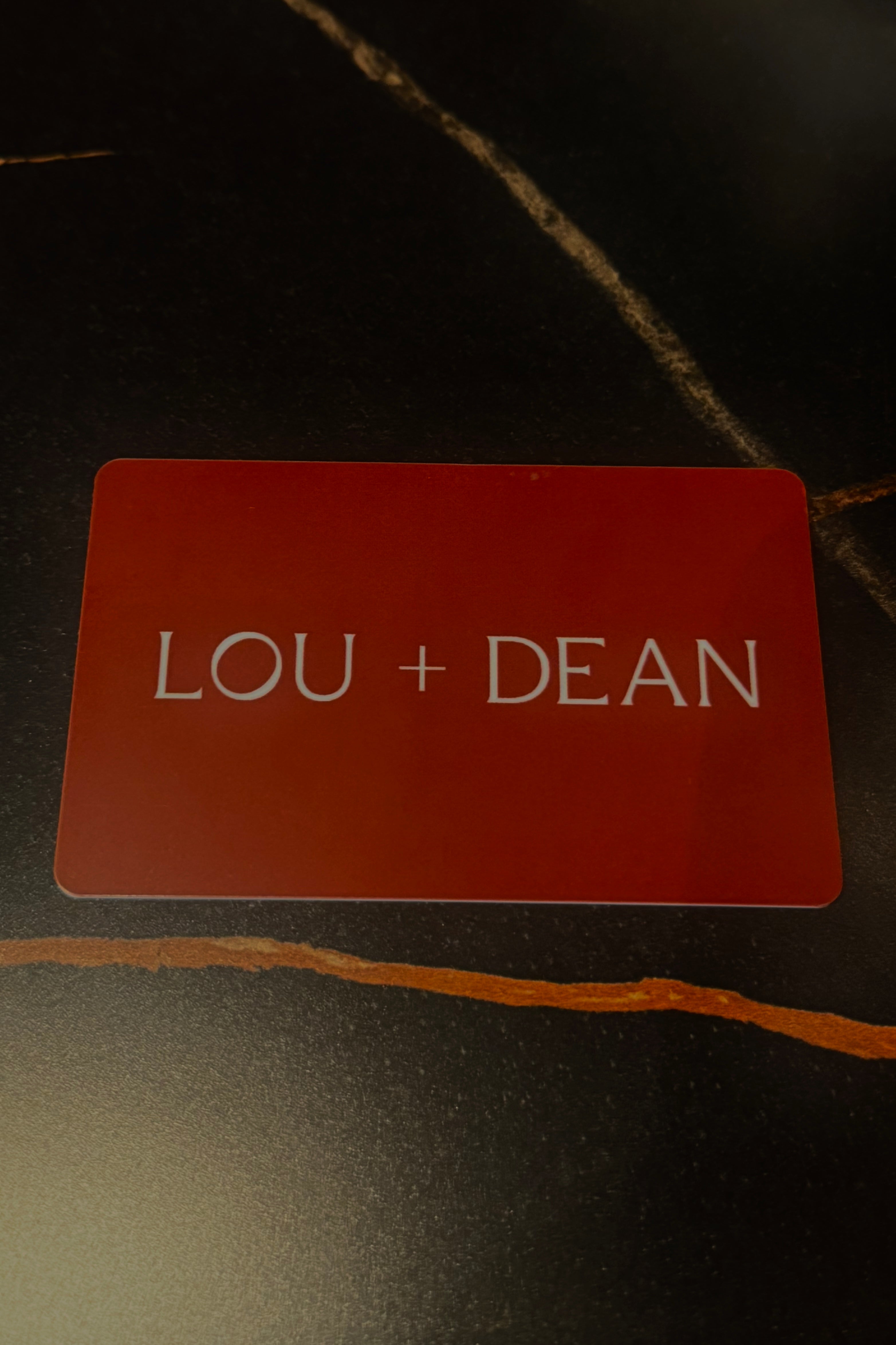 Lou + Dean Gift Card
