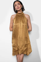 Quinn Tiered Asymetric Hem Mini Dress