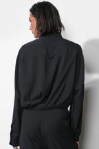 Ina Button Up Cropped Shirt