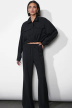 Abigail Drawstring Flared Pants
