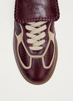 TB. 490 Club Patent Deep Burgundy Leather Sneakers