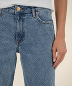 Kelsey High Rise Ankle Flare Jean