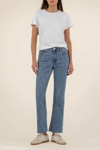 Kelsey High Rise Ankle Flare Jean