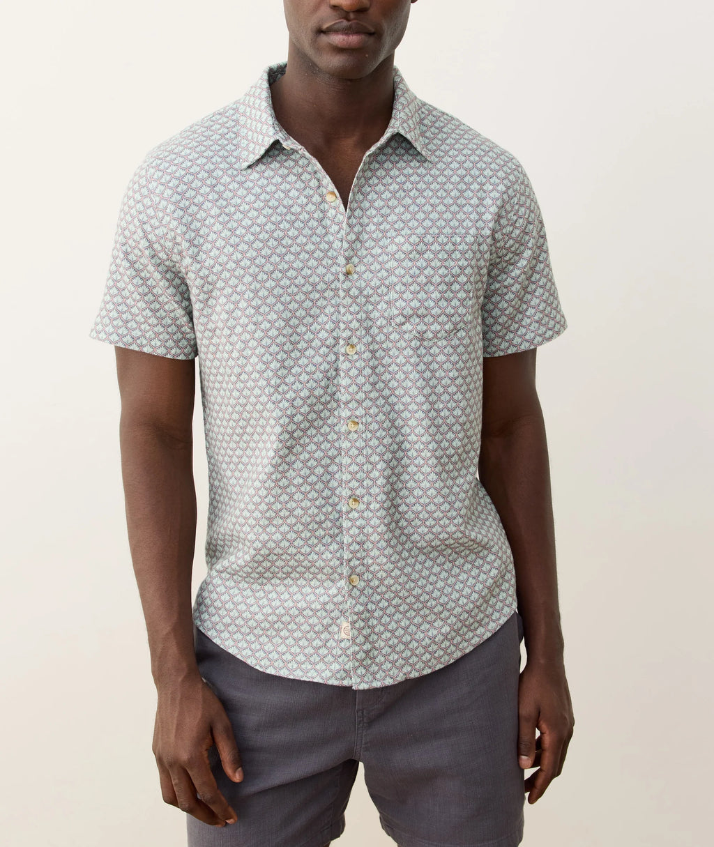 Stretch Selvage Short Sleeve Shirt