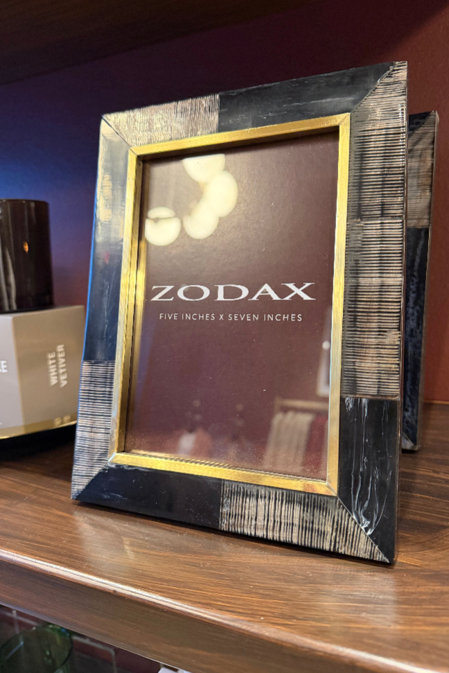 Black Shagrin Photo Frame