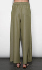 Paisley Wide Leg Pull On Pants