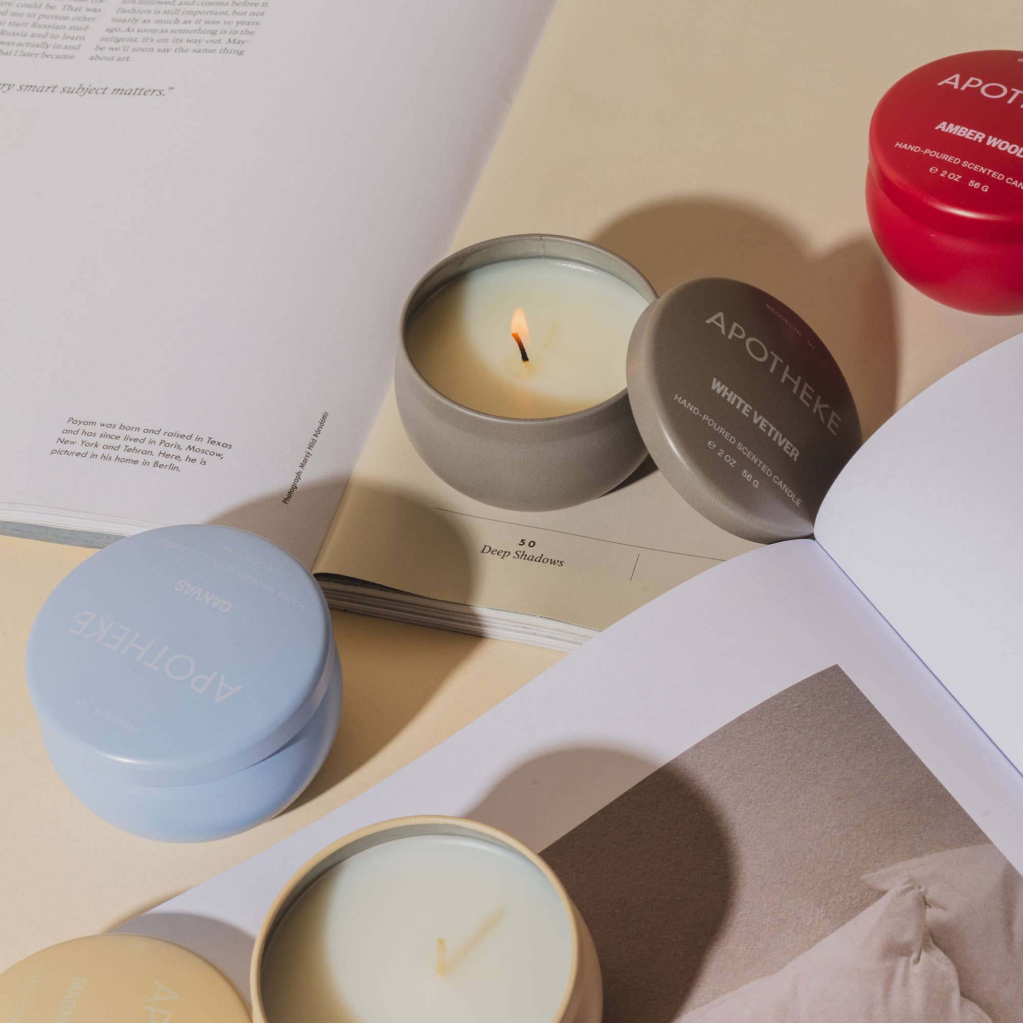 Sea Salt Grapefruit Mini Tin Candle