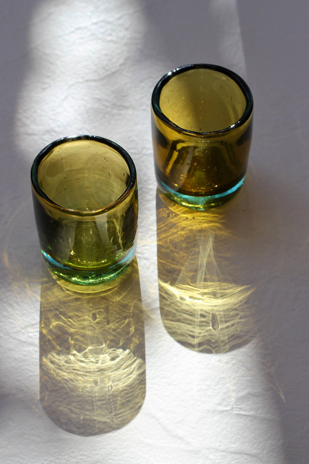 Mini Tumbler in Aqua/Amber