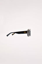 Louie Nouveau Noir Aviator Sunglasses