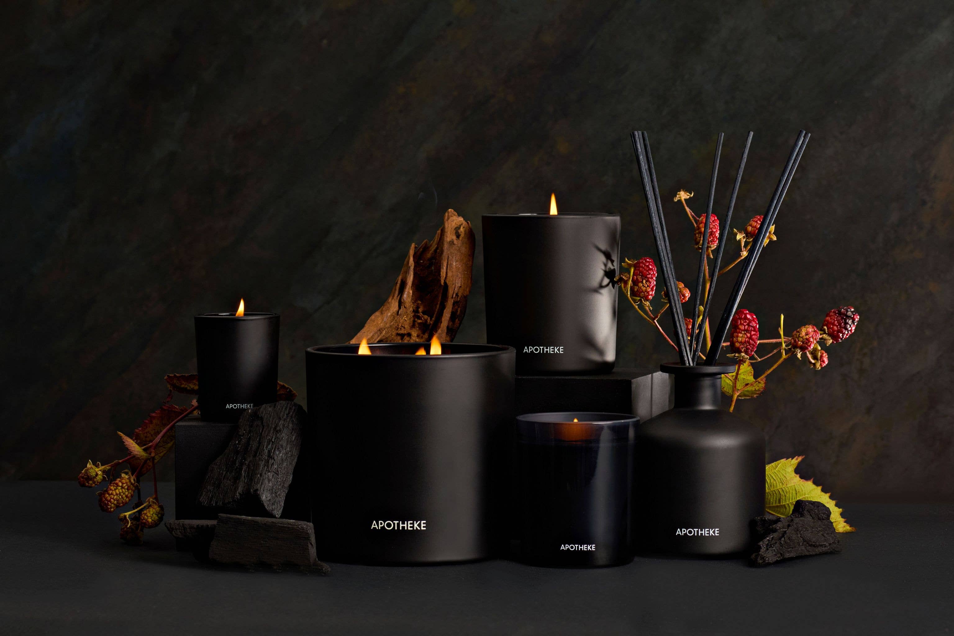 Charcoal Mini Tin Candle