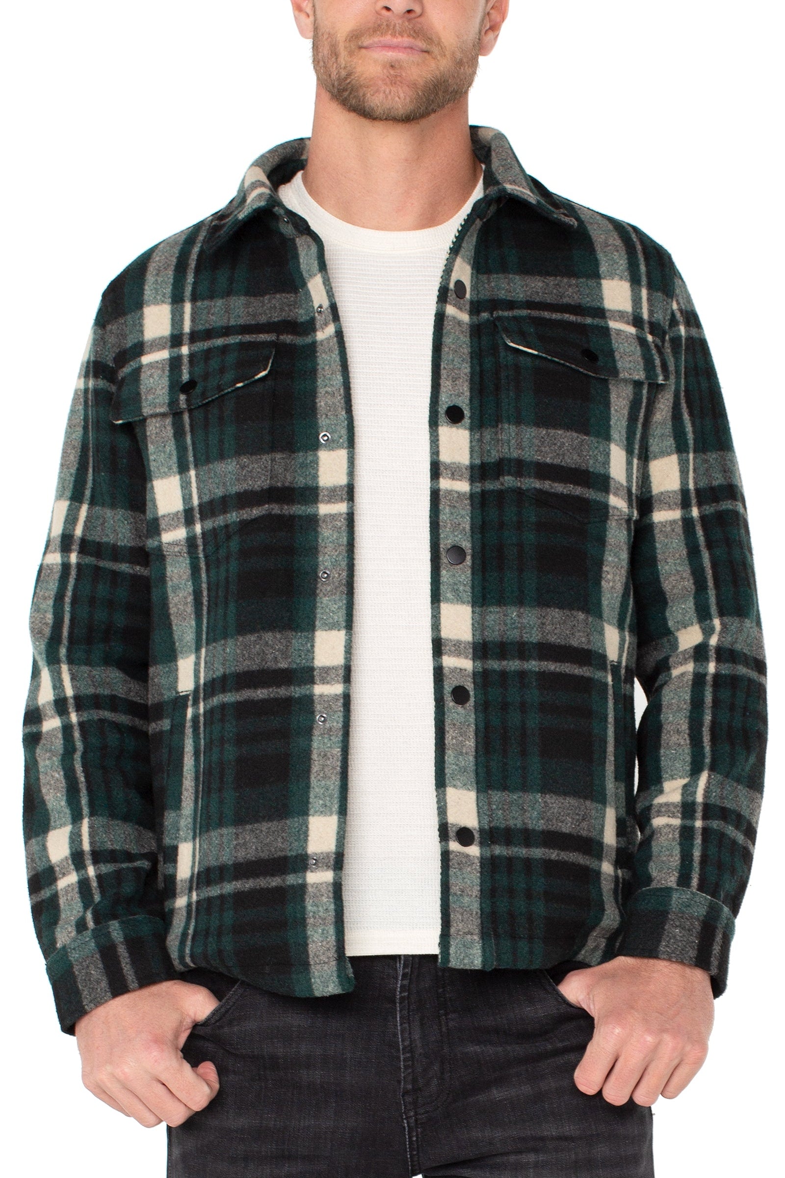 Plaid Shirt Jacket