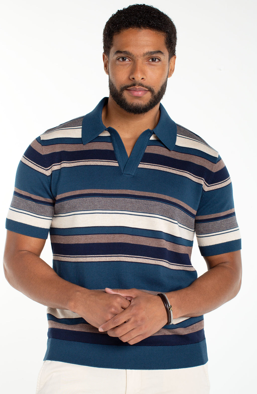 Johnny Collar Sweater Knit Polo