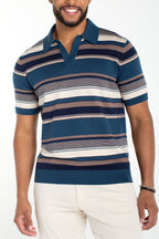 Johnny Collar Sweater Knit Polo