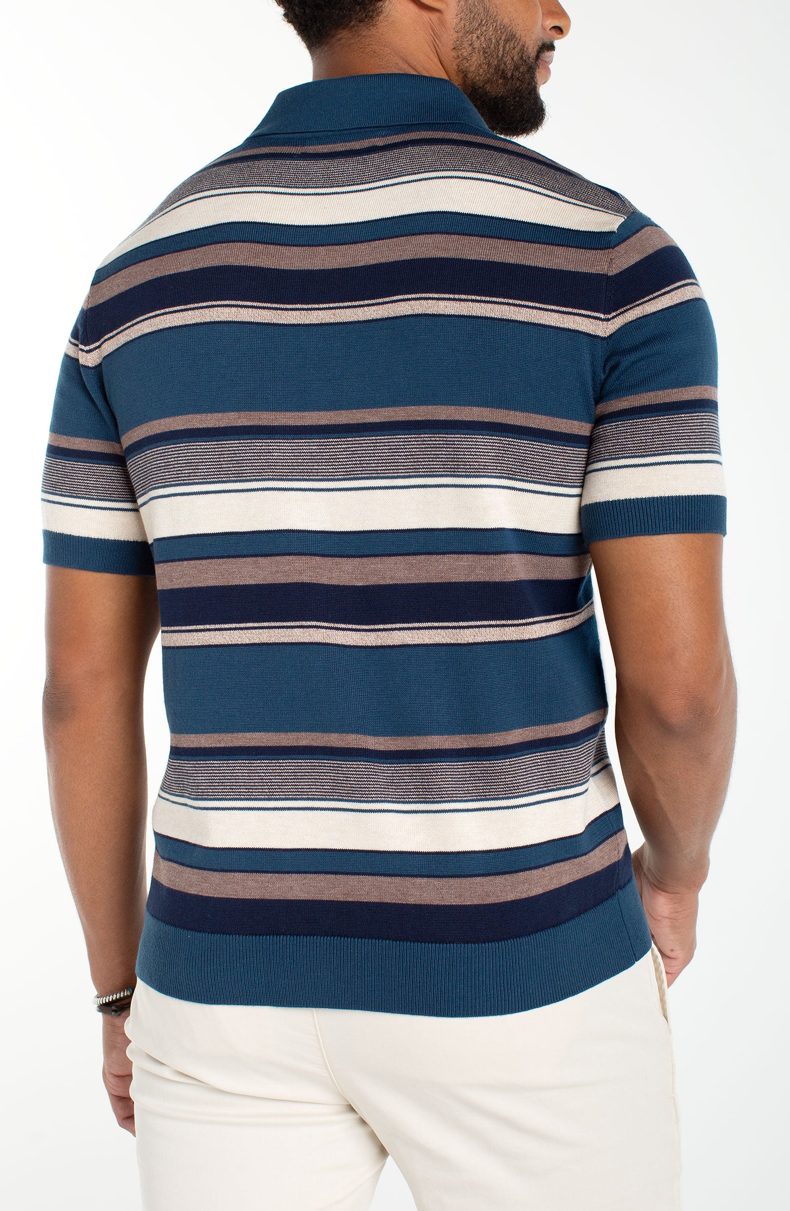 Johnny Collar Sweater Knit Polo