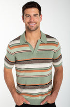 Johnny Collar Sweater Knit Polo