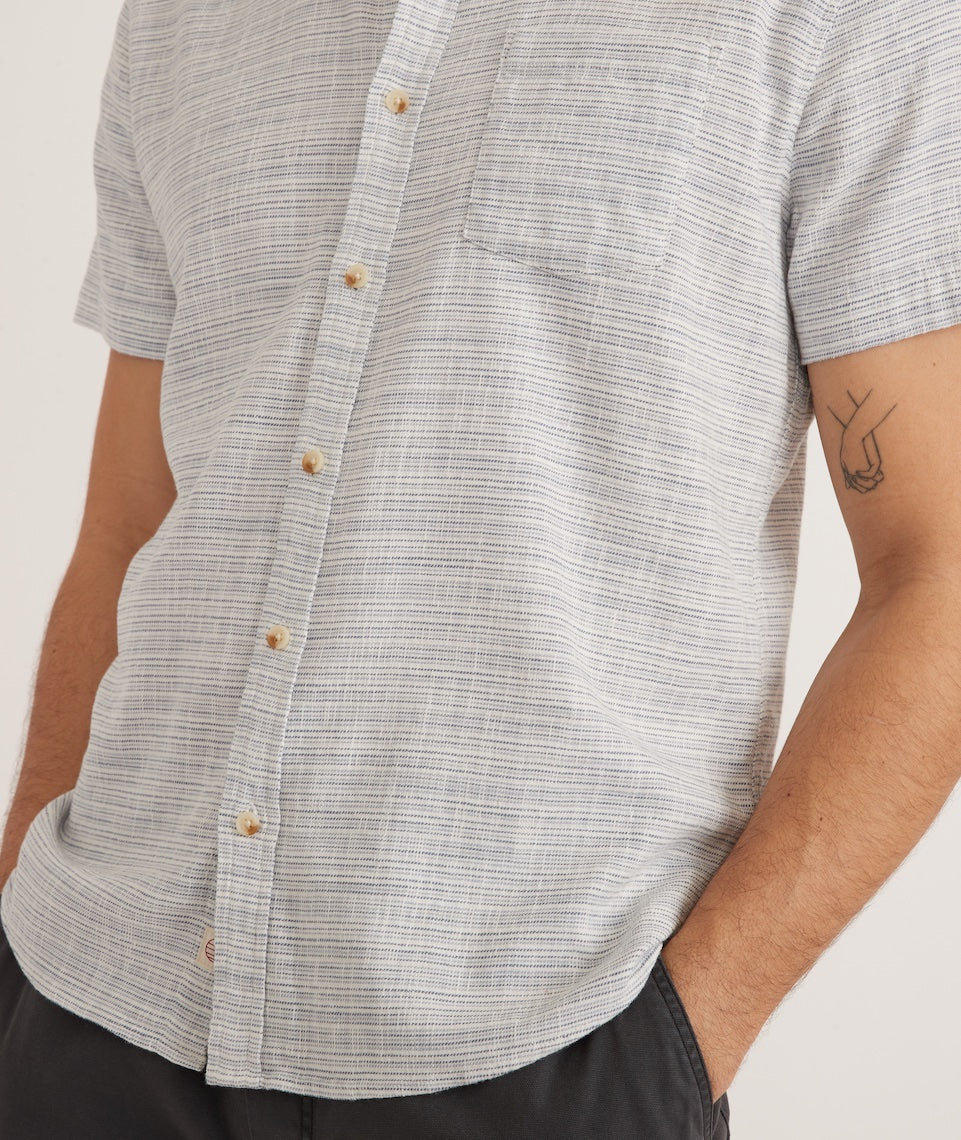 Stretch Selvage Short Sleeve Shirt