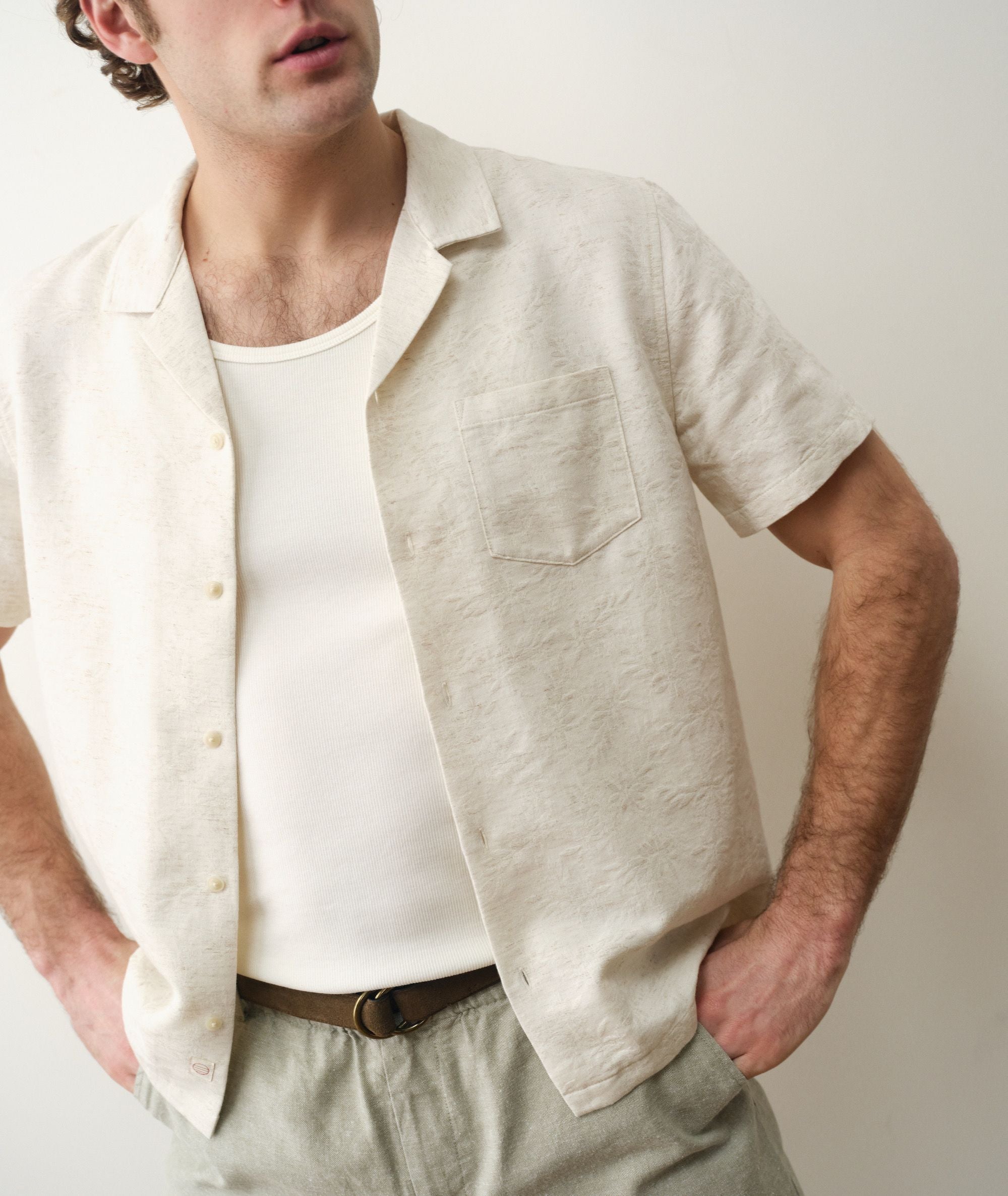 Elio Jacquard Resort Shirt