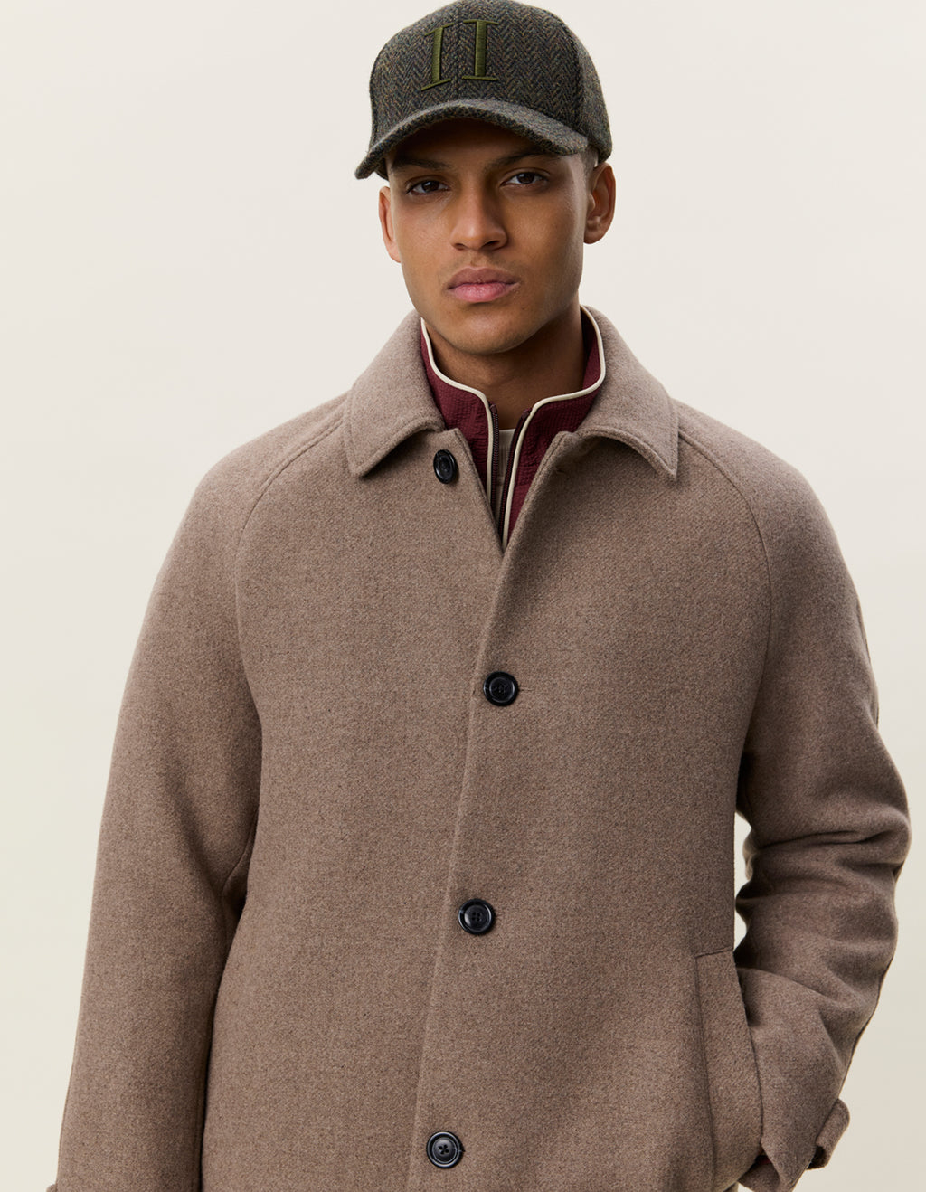 Solid Wool Coat