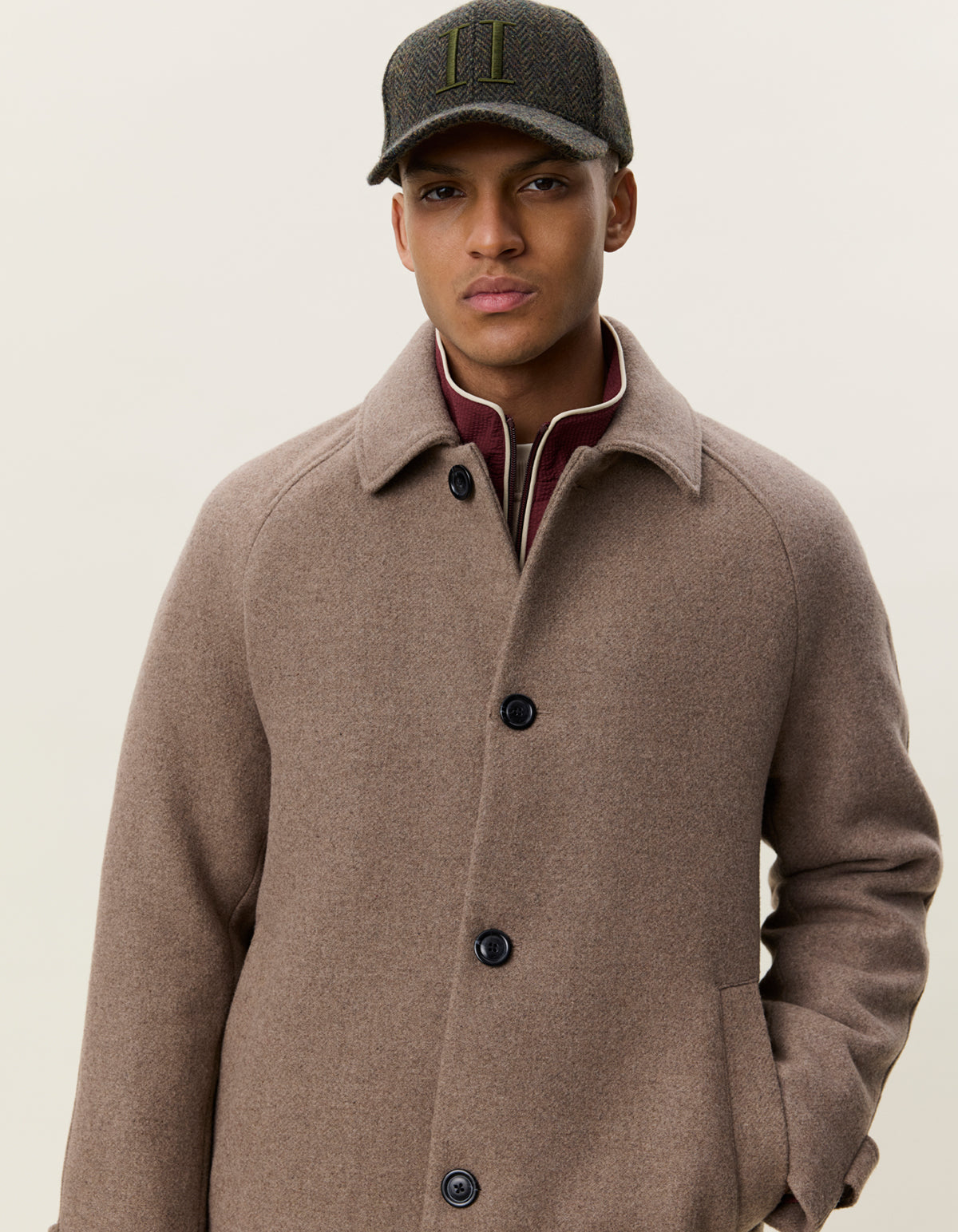 Solid Wool Coat
