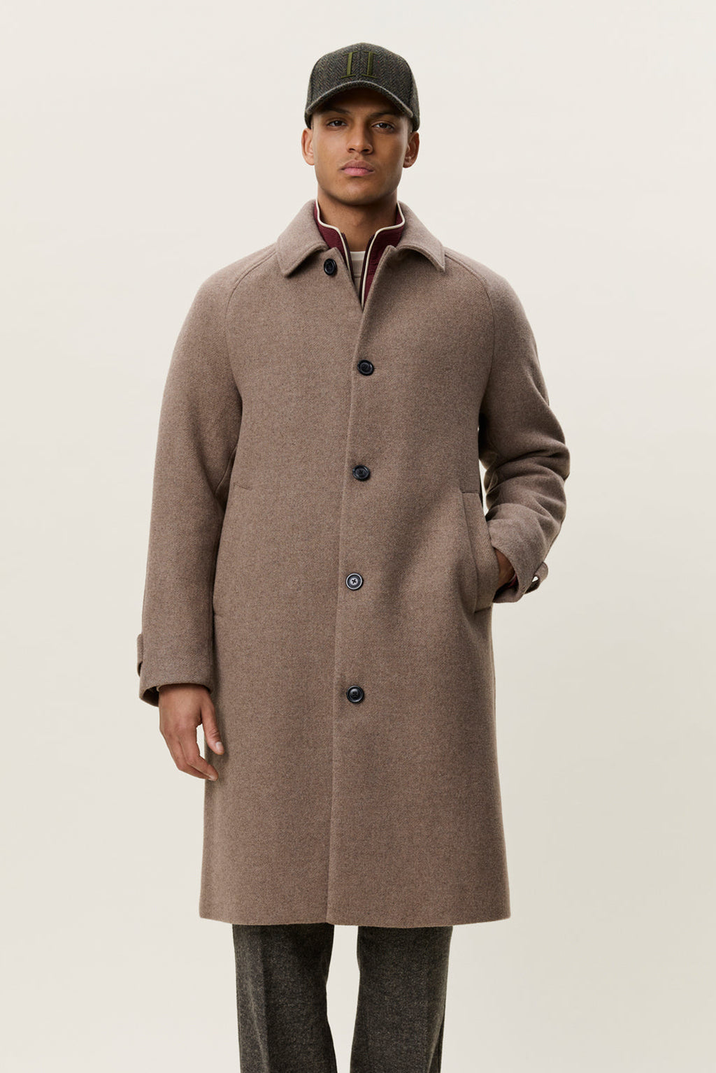 Solid Wool Coat