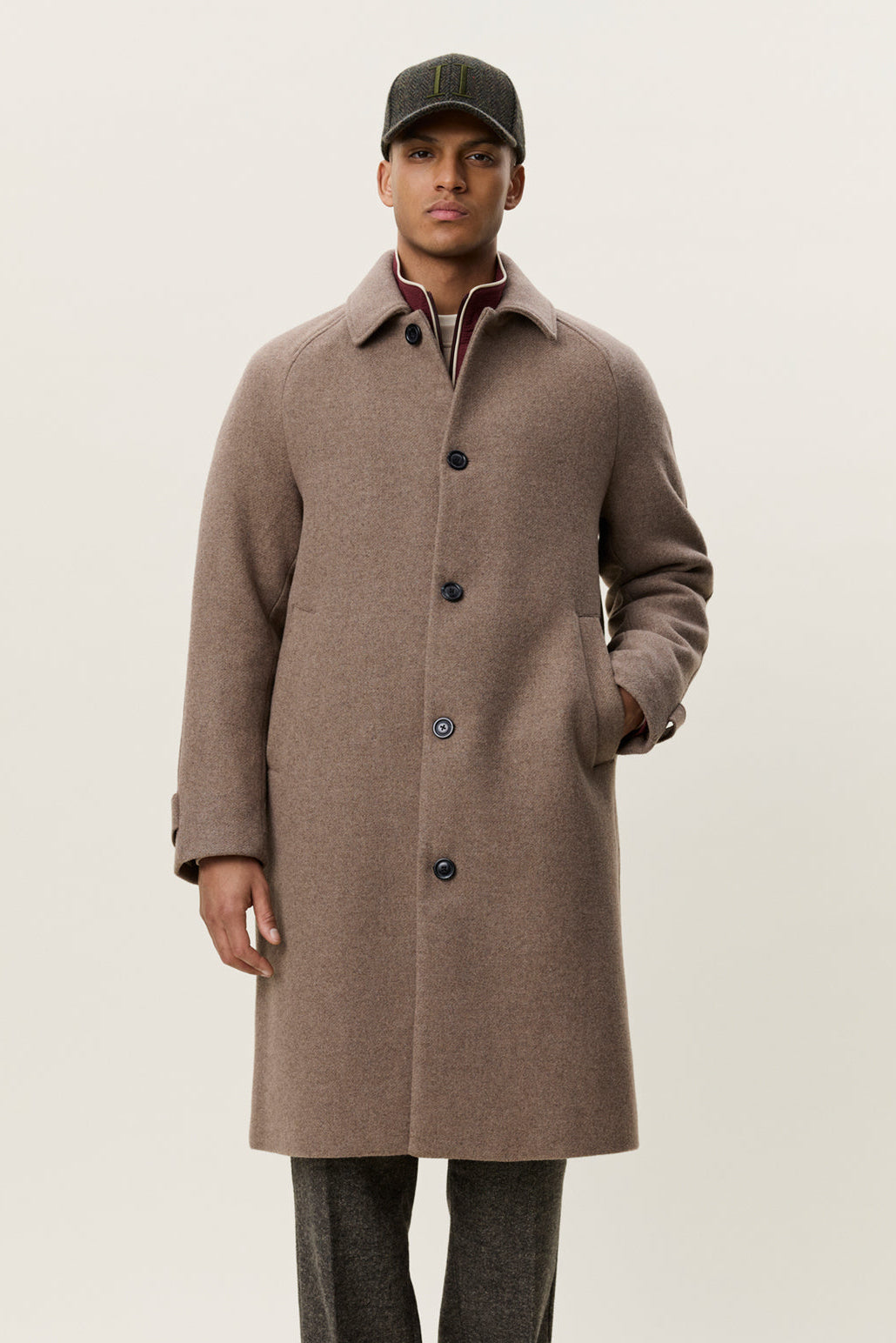Solid Wool Coat