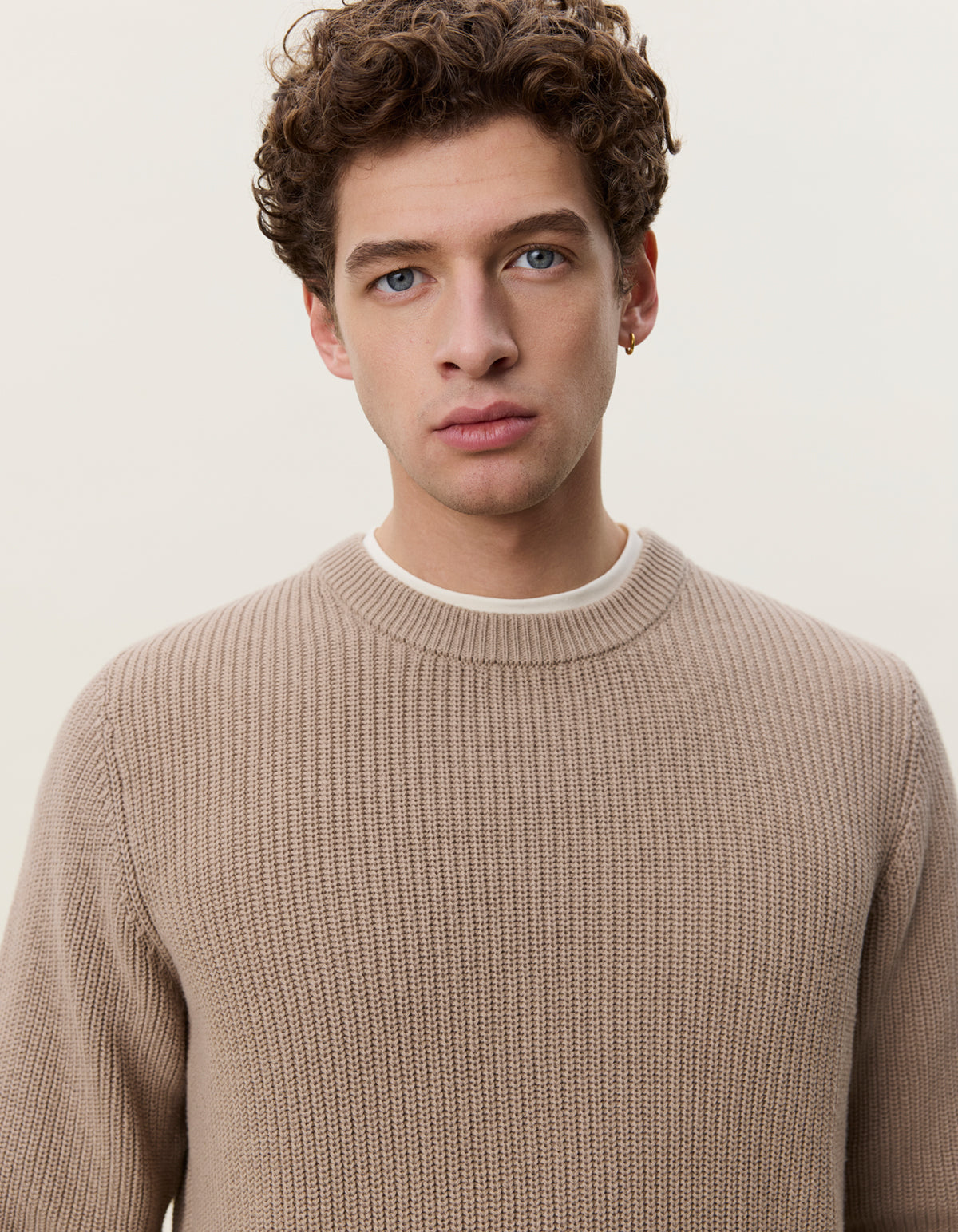 Rib Crewneck Knit