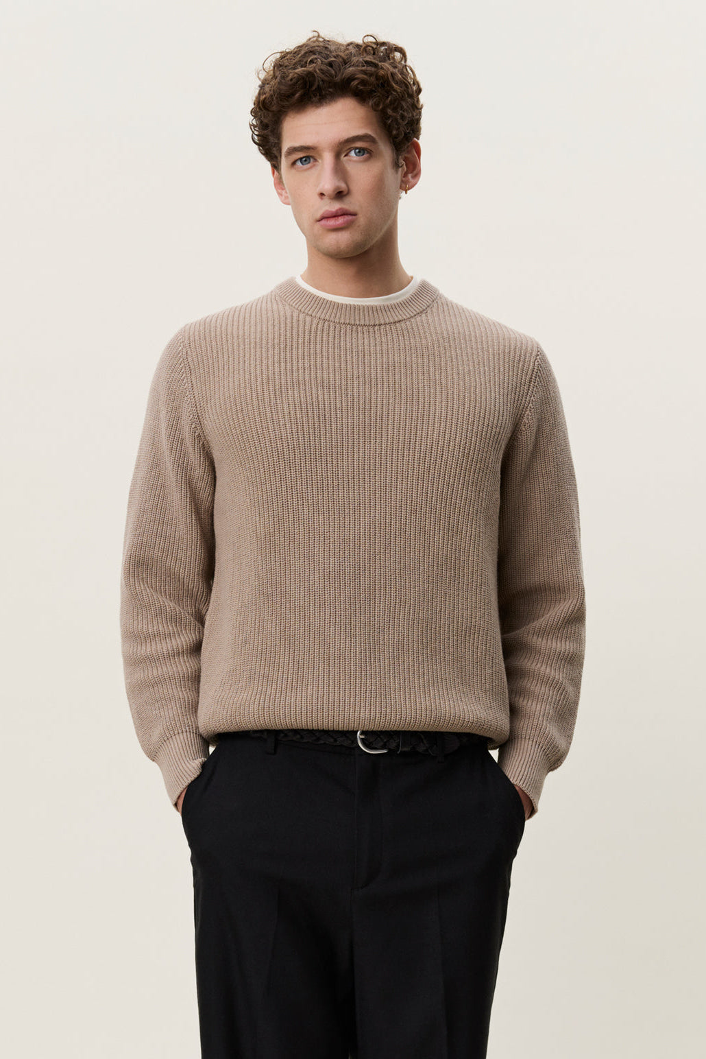 Rib Crewneck Knit
