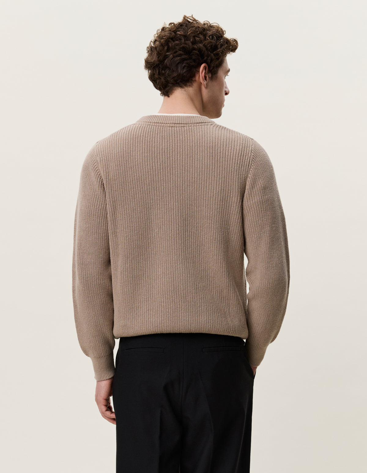 Rib Crewneck Knit
