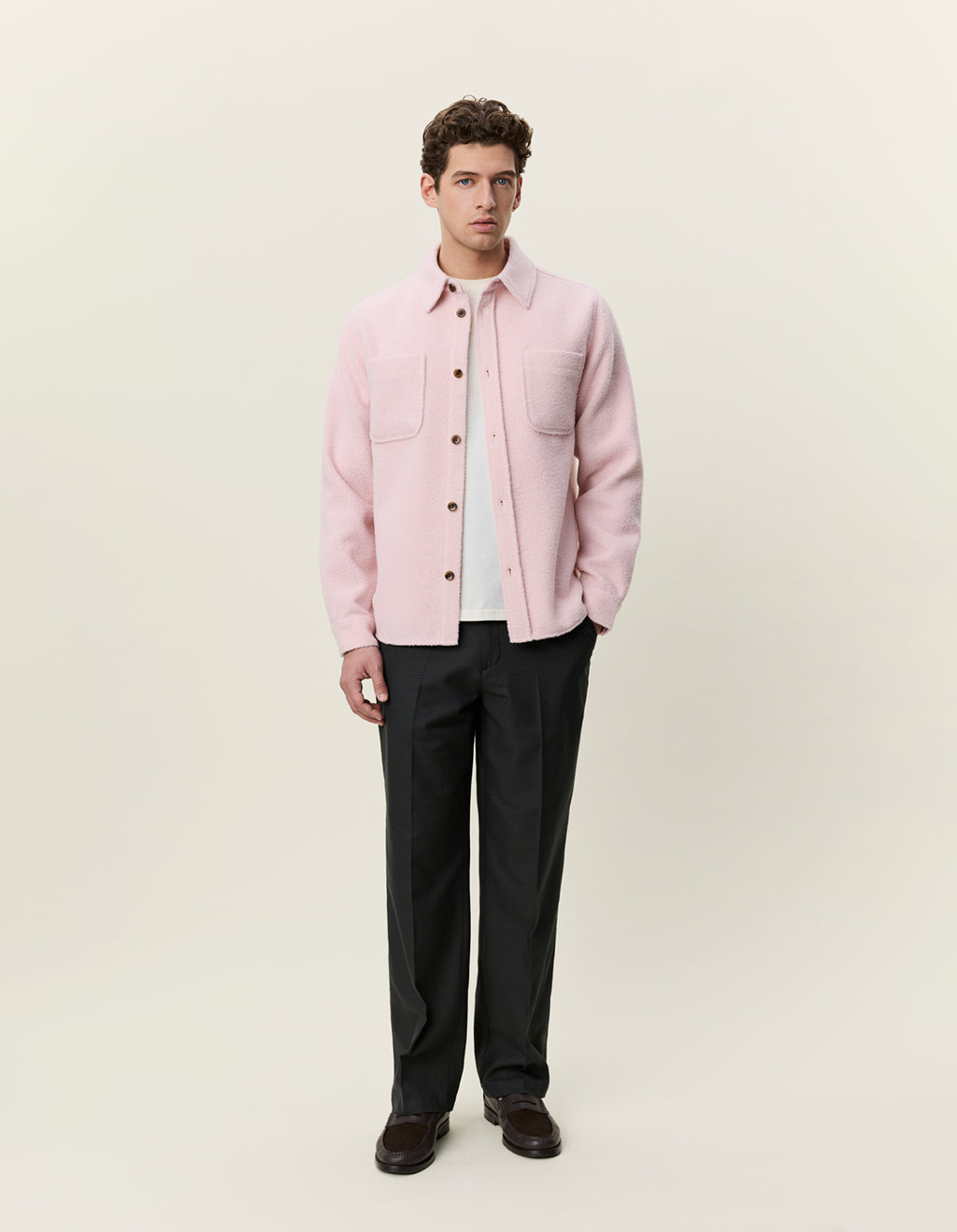Bouclé Overshirt